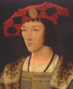 Jan Mostaert Portrait of Charles VIII oil painting artist
